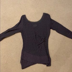 Gray size small top.  Purchased at Anthropologie